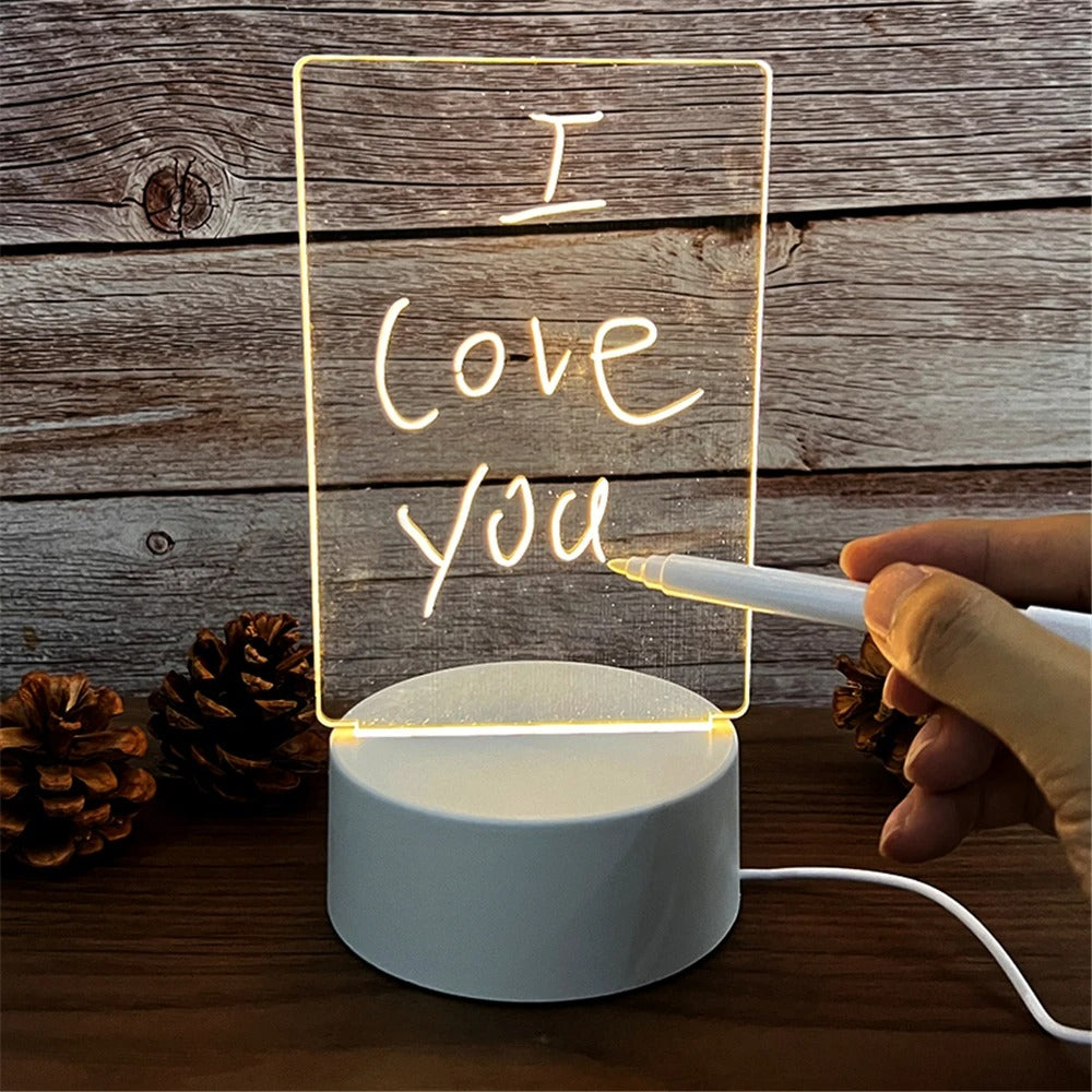 Led Text Lampa