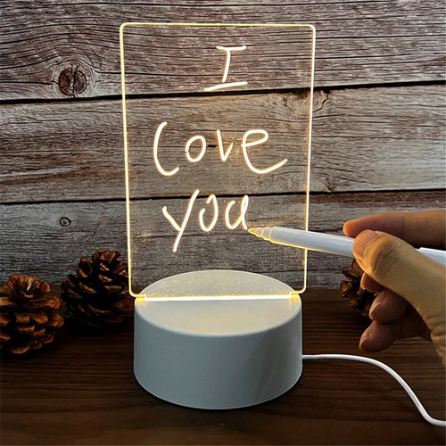 Led Text Lampa